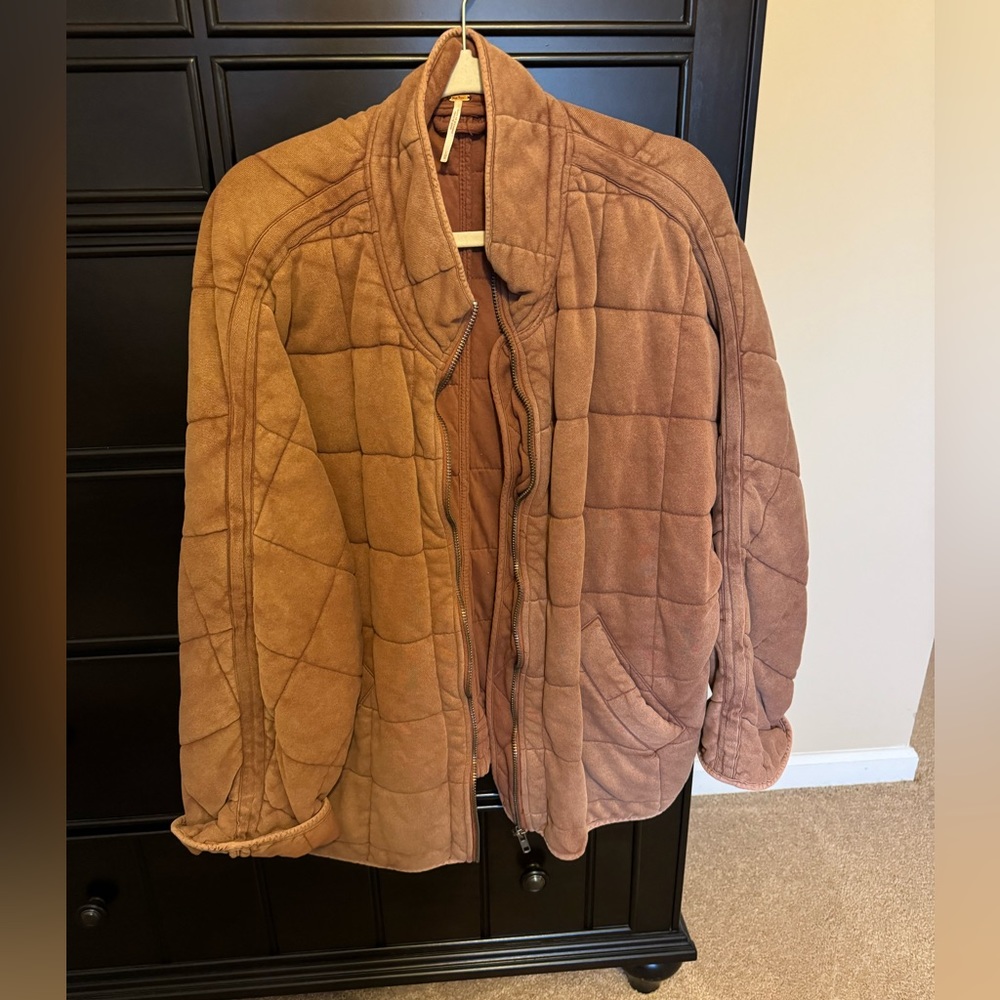 Free people quilted dolman jacket